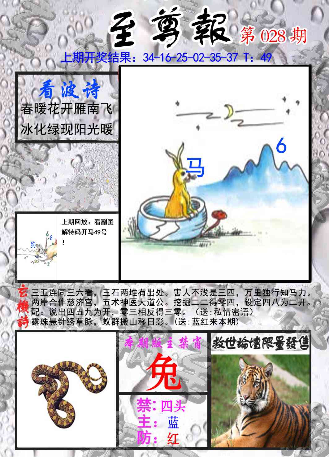 028期至尊报[图]