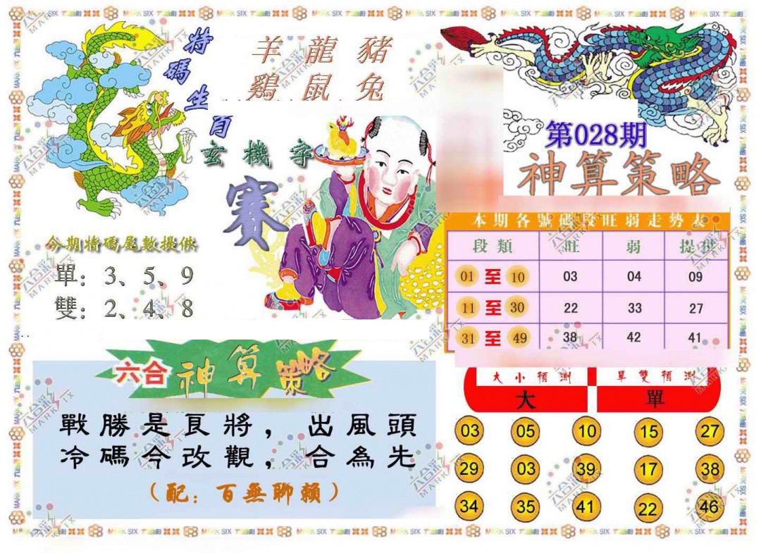 028期神算策略[图]