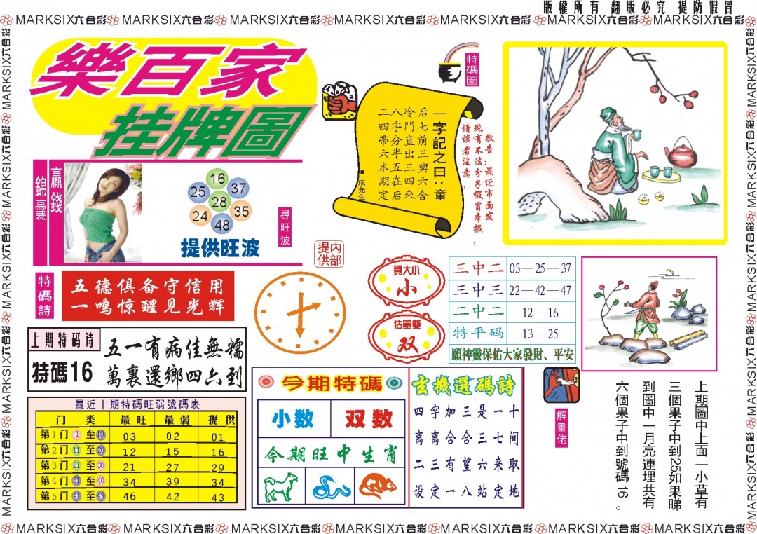 028期乐百家挂牌图记录[图]