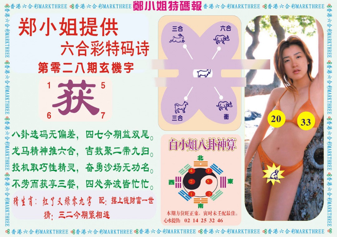 028期郑小姐特码报B[图]