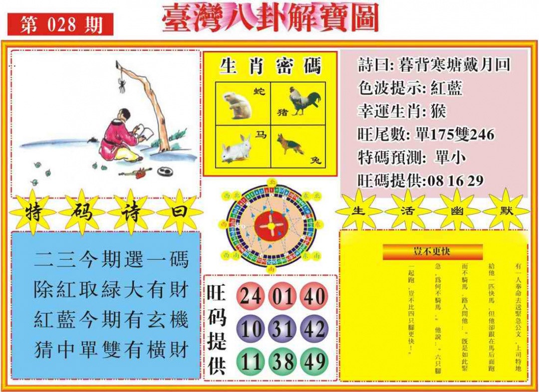 028期台湾八卦解宝图[图]