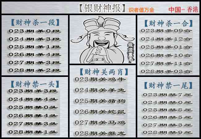 028期银财神[图]